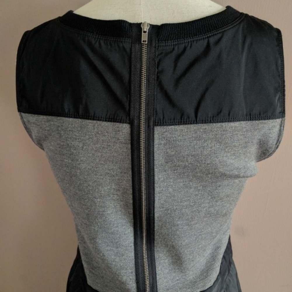 Theory Sz 8 Dristi Combo Dress Wool Blend Mini - Picture 5 of 8